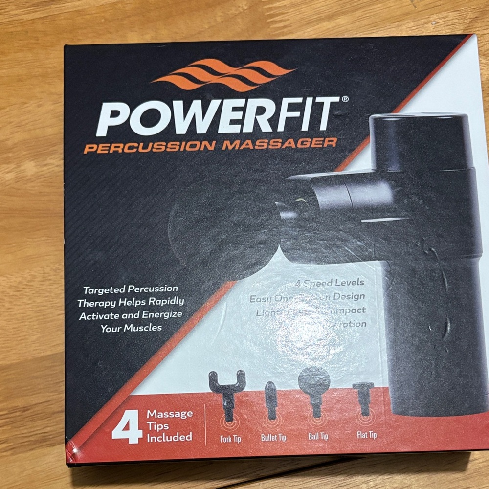 Black Percussion Massager